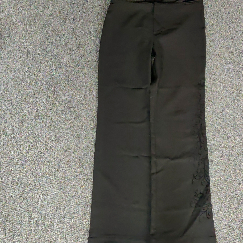 Black stretch pants